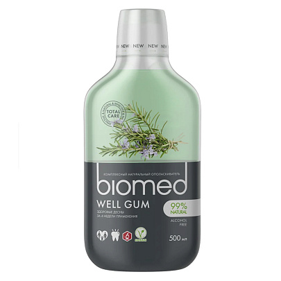  Сплат BioMed ополаскиватель для рта 500мл Well Gum 