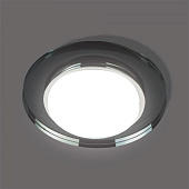 Светильник точечный встраиваемый под лампу GX53 13Вт 15BK круг черный зеркальный (d120х22/монтажн d90) /Smartbuy Светильник точечный встраиваемый под лампу GX53 13Вт 15BK круг черный зеркальный (d120х22/монтажн d90) /Smartbuy