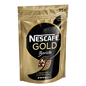 Кофе NESCAFE GOLD Бариста пакет 75г Кофе NESCAFE GOLD Бариста пакет 75г