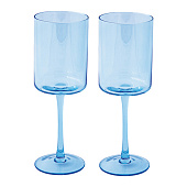  Набор бокалов для вина 0,38л,голубой "Rainbow"  EL-R4005/RABL 
