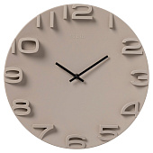  Часы настенные круг d=34,5 см, цвет корпуса бежево-серый, "Классика" Рубин 3431-001 