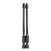 Биты PH2 90мм, хвостовик Е1/4", 2шт, Vertextools Биты PH2 90мм, хвостовик Е1/4", 2шт, Vertextools