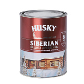 Антисептик HUSKY SIBERIAN полуматовый ореховое дерево 0,9л