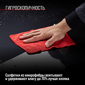  Набор салфеток из микрофибры 20х20 SKYWAY в рулончиках 4 шт 
