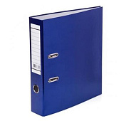  Папка-регистратор А4 70мм Hatber Бумвинил METALLIC Синяя 70ПР4_03409 