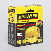 Коронка 102мм биметал.универсал./STAYER "PROFESSIONAL Коронка 102мм биметал.универсал./STAYER "PROFESSIONAL