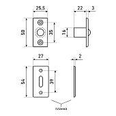 Фиксатор шариковый 588 BL черный СТАНДАРТ Фиксатор шариковый 588 BL черный СТАНДАРТ