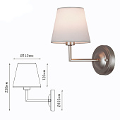  Бра классическое Freda 2089-401 1хE14 40Вт Б0062773 /Rivoli 
