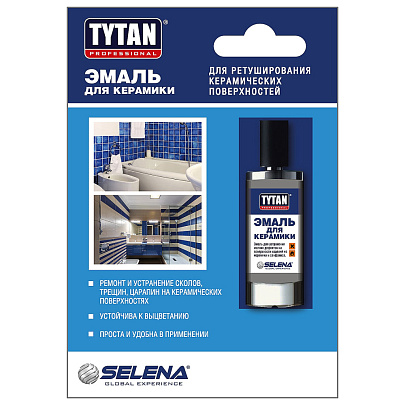 TYTAN Professional эмаль для керамики белый 8 мл TYTAN Professional эмаль для керамики белый 8 мл