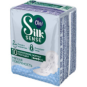  Гигиенические прокладки Ola Silk Sense Ultra Normal с мягк.поверхностью 10шт 