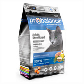  Сухой корм для кошек ПРОБаланс Sterili стерилиз/кастр. 400 г 