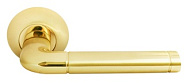  Ручка дверная RUCETTI RAP2 SG/GP мат.золото/золото 