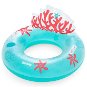 Круг Bestway для плавания Coral Bliss 107x113см, до 100кг арт.43730 Код273833 Круг Bestway для плавания Coral Bliss 107x113см, до 100кг арт.43730 Код273833