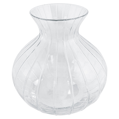  Ваза для цветов Вертикальные полосы 13х14см 