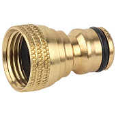 Адаптер латунный штуцерный RACO Profi 1/2, с внутренней резьбой, 4246-55010B Адаптер латунный штуцерный RACO Profi 1/2, с внутренней резьбой, 4246-55010B