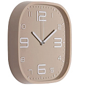 Часы настенные квадрат 25х25см, бежевый "Классика", Рубин Часы настенные квадрат 25х25см, бежевый "Классика", Рубин