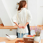  Фартук Этель Minimalist design 60х70 см, dark,лён 45%, хлопок 55% 395 г/м2 10300783 