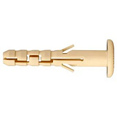  Дюбель нейлон. ЕВРОПАРТНЕР PND-6F с широким фланцем 6x40мм 100шт 