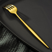 Вилка столовая Magistro «Оску базис», 20,5 см, цвет золотой 7892818 Вилка столовая Magistro «Оску базис», 20,5 см, цвет золотой 7892818