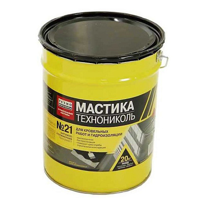 Мастика кровельная ТЕХНОМАСТ (ТЕХНОНИКОЛЬ №21) /20кг Мастика кровельная ТЕХНОМАСТ (ТЕХНОНИКОЛЬ №21) /20кг