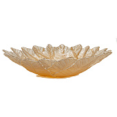 Ваза для фруктов Autumn forest, 31х7 см, золотистая, Листья ANLAF-11270-AU25 Ваза для фруктов Autumn forest, 31х7 см, золотистая, Листья ANLAF-11270-AU25