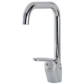  Смеситель для кухни хром латунь картридж D35 шпилька с ПВ 40 см 333-65 RK330355-1 Rusant 