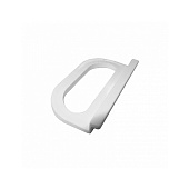 Ручка большая трапецевидная, 45х33 мм, пластик, белый (2 шт) - пакет Tech-Krep Ручка большая трапецевидная, 45х33 мм, пластик, белый (2 шт) - пакет Tech-Krep