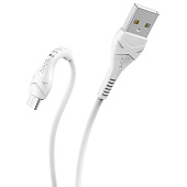 Кабель USB - microUSB 1м 2.4А HOCO X37 Белый Кабель USB - microUSB 1м 2.4А HOCO X37 Белый