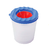 Стакан-непроливайка Пчелка, одинарный с крышкой и держателем, СН-2 Стакан-непроливайка Пчелка, одинарный с крышкой и держателем, СН-2