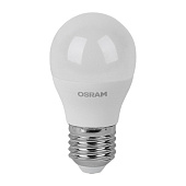  Лампа LED 10Вт Е27, шар, 6500К холодный OSRAM 