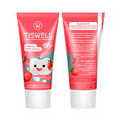 Зубная паста Tiswell Детская 2-6 лет Клубничный пломбир 60гр