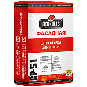  Штукатурка Фасадная GP-51 25кг /Геркулес 