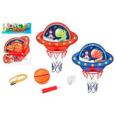  Игровой набор Баскетбол, мяч, насос в комплекте, 2282685 
