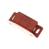  Магнитная защелка, 2кг одинарная с ответной планкой, коричневый, 1 шт 