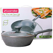  Сотейник 24х7.5см с крышкой 4275GR 