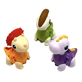 Игрушка заводная динозаврик, на колесах, 4 цвета, 9,5 см, HY-612 Игрушка заводная динозаврик, на колесах, 4 цвета, 9,5 см, HY-612