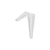  Консоль с 1 ребр.жесткости 100х75 белая 