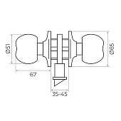 Ручка-защелка/фиксатор ЗШ-03 (черный ) MARLOK Ручка-защелка/фиксатор ЗШ-03 (черный ) MARLOK