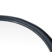 Крышка стеклянная с ободом Home Queen RED HOT, черная, D 24см 77154 Крышка стеклянная с ободом Home Queen RED HOT, черная, D 24см 77154