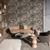  Обои 1.06х10м Люмия Коричневый арт. 70697-82  /Аспект 