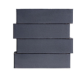  Кирпич керамический черный матовый Black Premium Matte 1НФ 250х120х65мм [М150-200] /Красная гвардия 