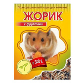 Корм для хомяков SOLO фрукты 500гр Корм для хомяков SOLO фрукты 500гр