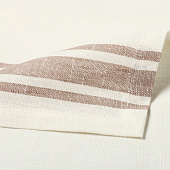  Дорожка на стол Этель Rigoroso 40х146 см, лён 100%, 260 г/м2, белая 