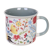 Кружка 400мл "Цветочный микс",керамика, микс рисунков 323-0550 Кружка 400мл "Цветочный микс",керамика, микс рисунков 323-0550