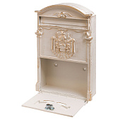 Ящик почтовый  №4010В (антик белый) Аллюр   Ящик почтовый  №4010В (антик белый) Аллюр