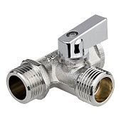 Кран шар трёхпроходной для бытовой техники 1/2"х1/2"х1/2" ВНН Кран шар трёхпроходной для бытовой техники 1/2"х1/2"х1/2" ВНН
