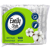  Ватные палочки Emily Style пакет 100шт 