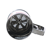 Кружка-сито O10х13см для муки с тройным ситовым дном 7784 Кружка-сито O10х13см для муки с тройным ситовым дном 7784