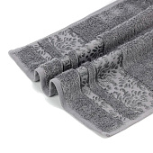 Полотенце 70х140 махровое DAMASK хлопок темно - серый Полотенце 70х140 махровое DAMASK хлопок темно - серый