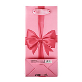 Пакет ламинированный «Розовый бант», 10 х 22 х 6 см 10620777 Пакет ламинированный «Розовый бант», 10 х 22 х 6 см 10620777